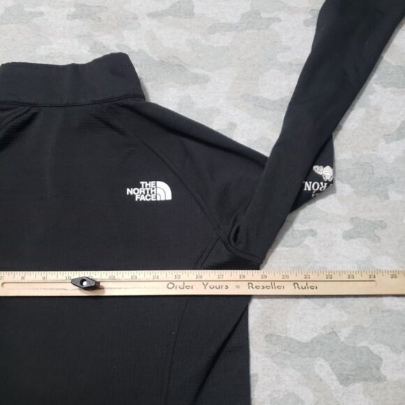 The North Face Sweatshirt Womens Medium Black Full Zip Long Sleeve Branded - Picture 10 of 12